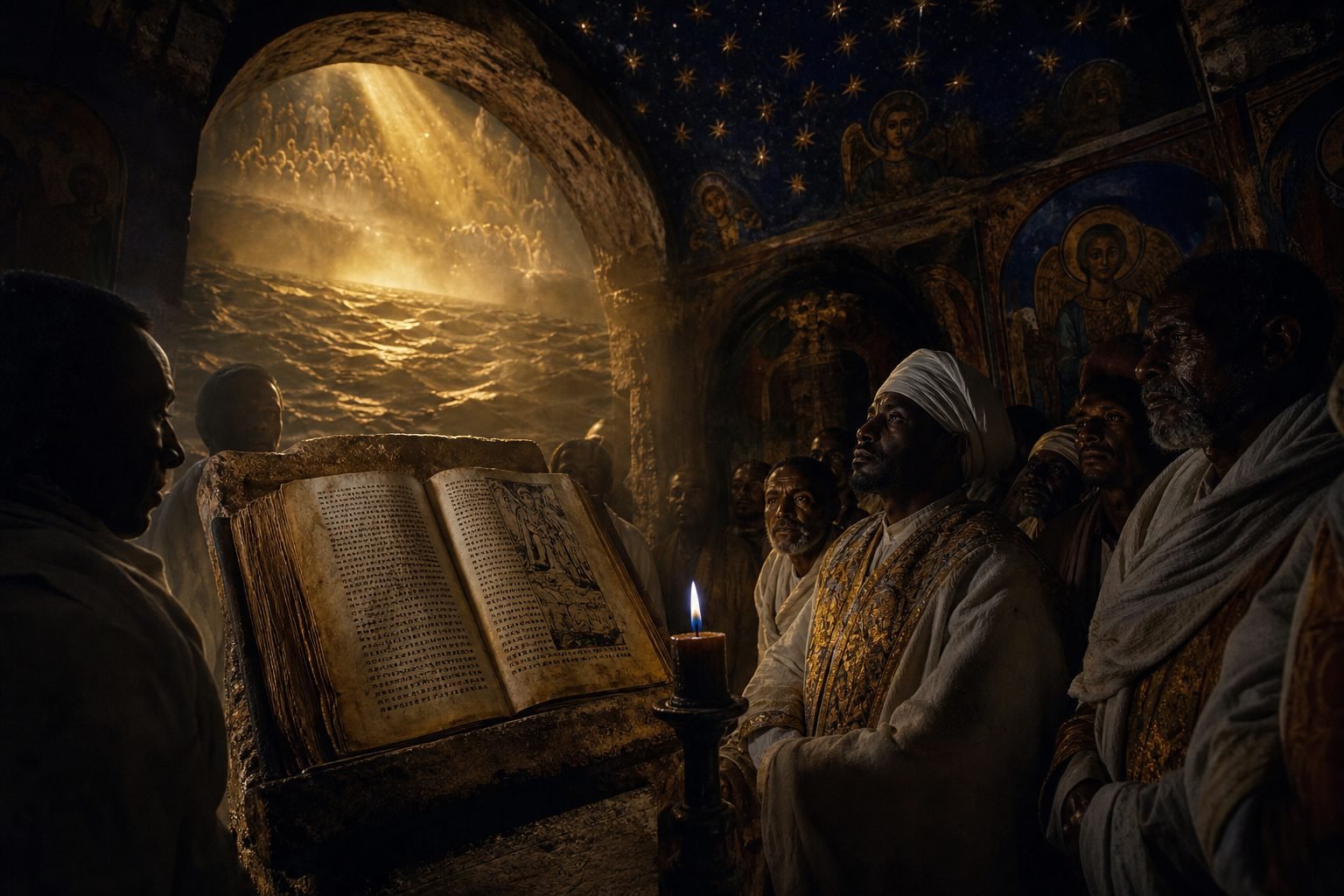 An ancient manuscript of the Book of Enoch